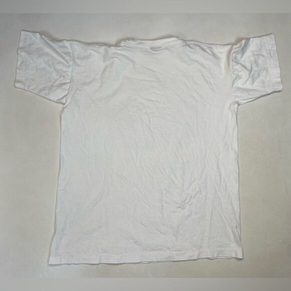 VINTAGE Harlem New York NYC Graphic T-shirt Men XL White 90s Single Stitch - Picture 7 of 11